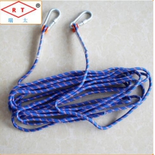 瑞泰绳网专业生产安全逃生绳 涤纶户外攀岩登山绳 自救双钩安全绳