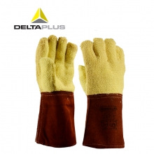 正品法国代尔塔防切割 芳纶毛圈布高温防切割防护手套 350-400度