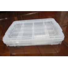 17.5寸PP塑料箱 工具箱 透明储物箱 零件箱 车载便携箱