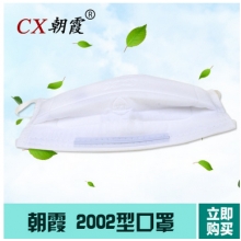 CX朝霞劳动防护用品 2002型防尘口罩 防雾霾有机去异味口罩