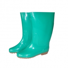 正品神象牌雨鞋 女款绿色蓝色水鞋 高筒雨靴 全新PVC材料