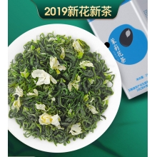 林湖 飘雪茉莉花茶2019新茶浓香型散装绿茶叶特产品级花毛峰250g