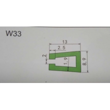 佐尔自动化线导条W33衬条  L型垫片 QCW26204