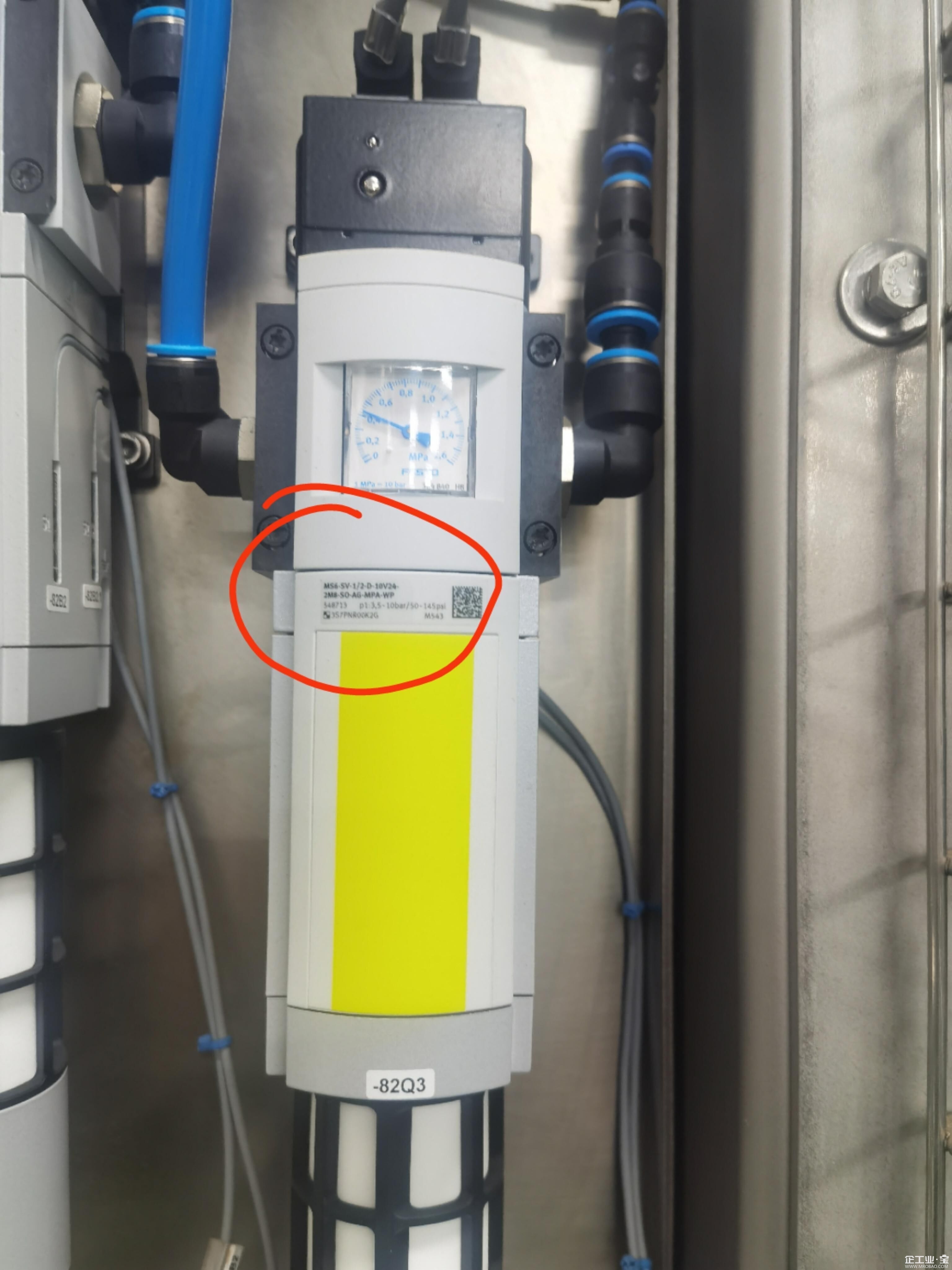 -FESTO 548713 MS6-SV-1/2-D-10V24-2M8-SO-AG-MPA-WP548713 软启动 企工业宝-拓辅在线